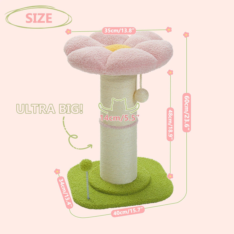 Flower Cat Scratching Post