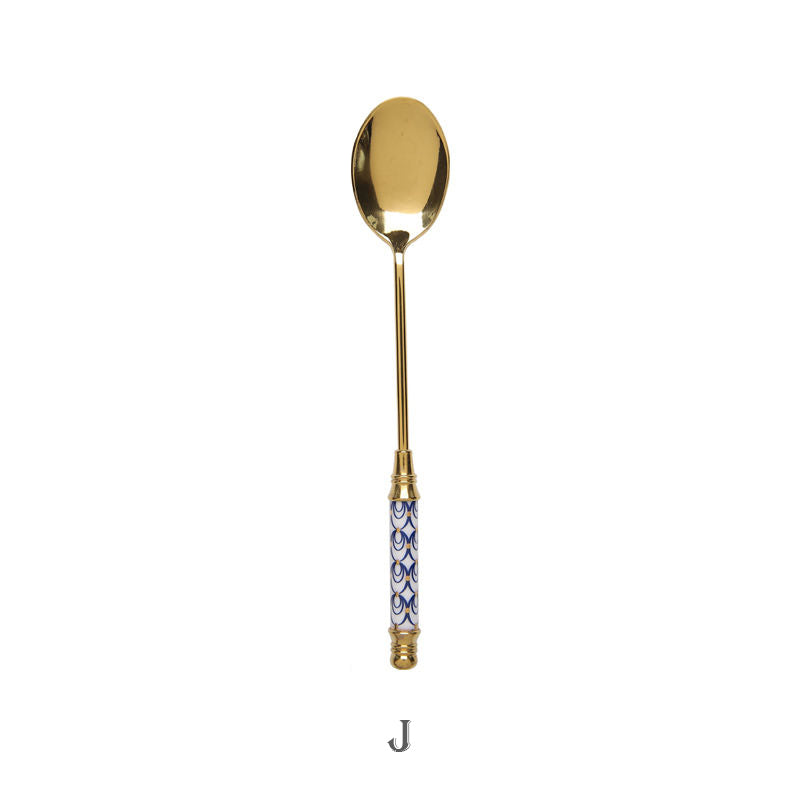 Elegant Stainless Steel Dessert Spoon