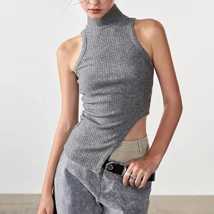 Women's Irregular Sleeveless Sweater Vest