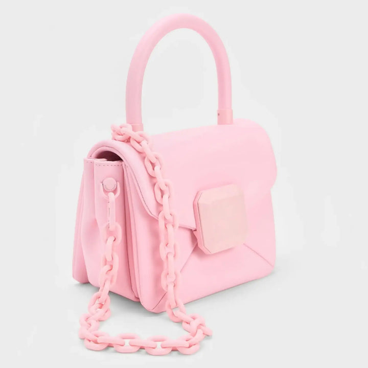 Chain Hand Small Square Bag