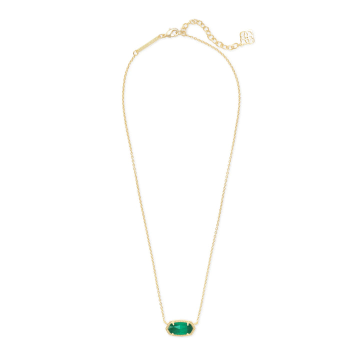 Elegant Gold-Plated Crystal Pendant Necklace