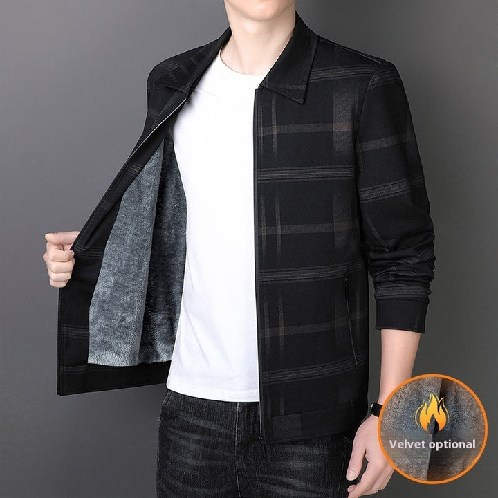 Men's Turn-down Collar Coat Autumn And Winter