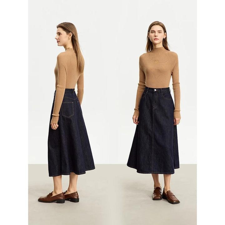 Women’s A-line Denim Skirt