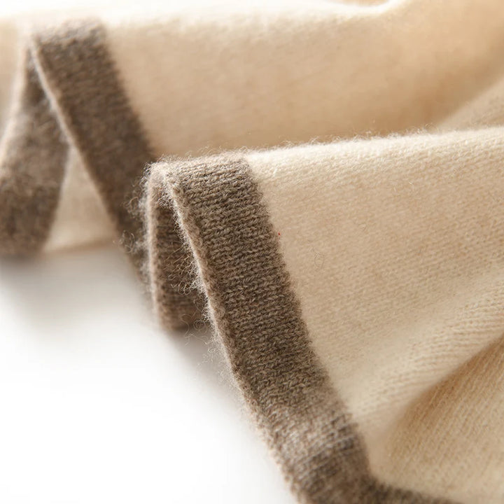 100% Cashmere Knitted Scarf