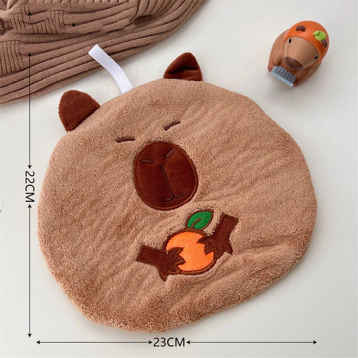 Cute Capybara Hanging Hand Towel