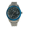Color: Blue Circle Black Surface