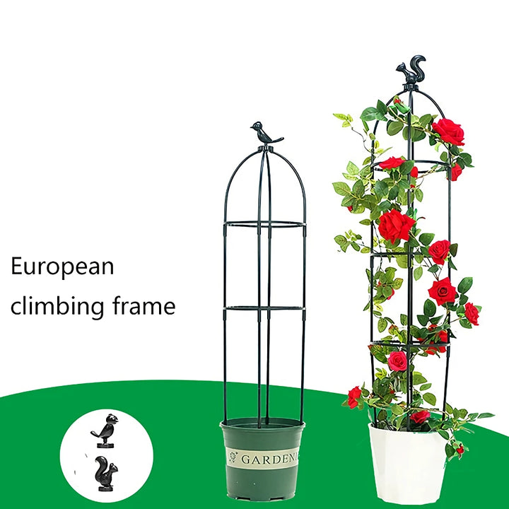 Adjustable 2/3-Tier Garden Trellis for Climbing Plants and Flowers