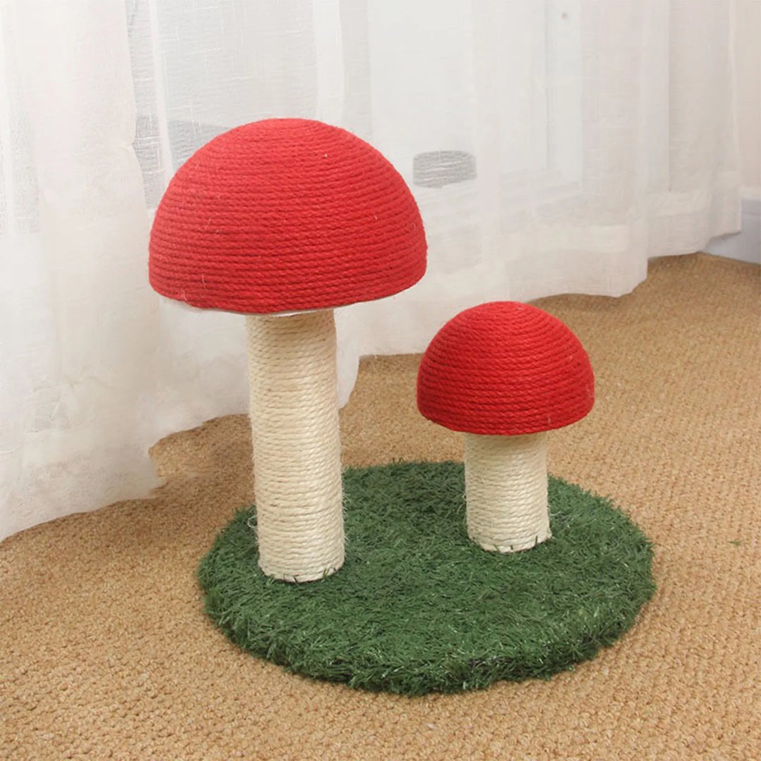 Deluxe Mushroom Cat Climbing Frame & Scratch Post