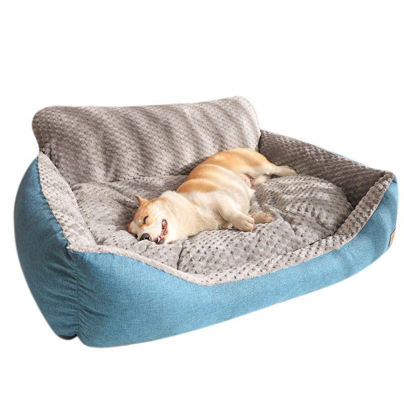 Cozy Winter Warm Dog Bed