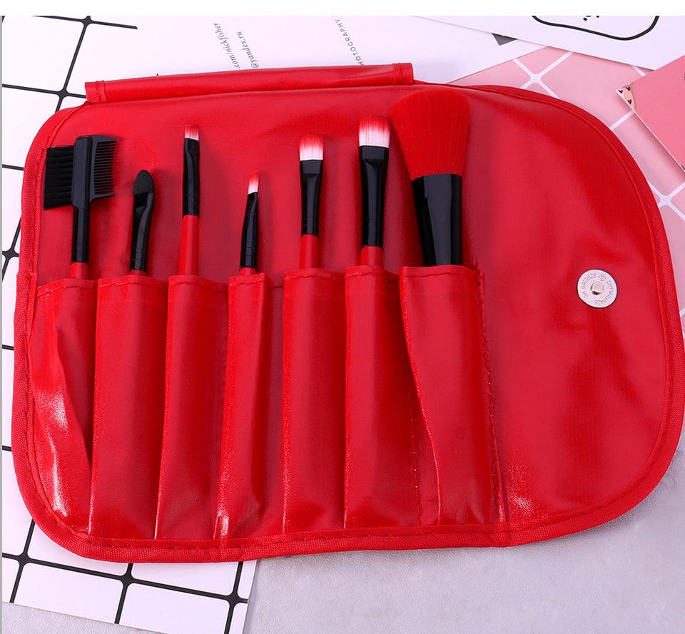 7 Makeup Tools Makeup Brushes Portable Full Makeup Brushes - Trendha