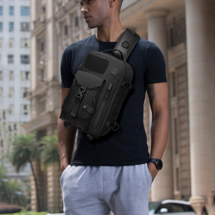 Men's Tactical Chest Sports Waterproof Crossbody Bag