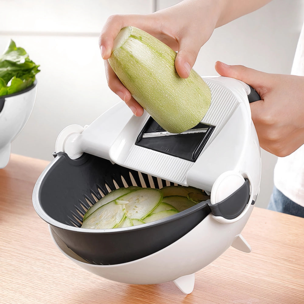 Multifunctional 2-in-1 Vegetable Slicer and Fruit Strainer