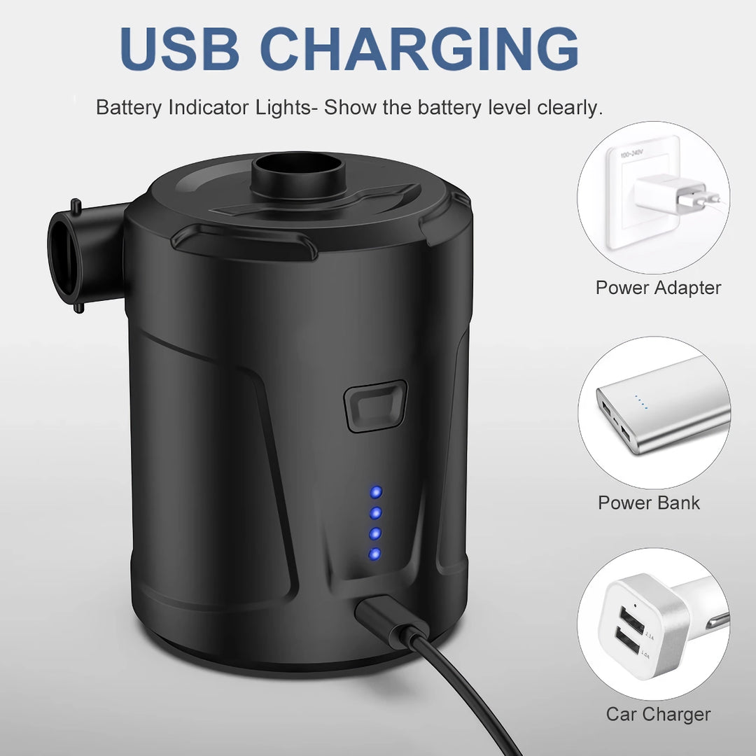 USB Charging Portable Car Air Compressor
