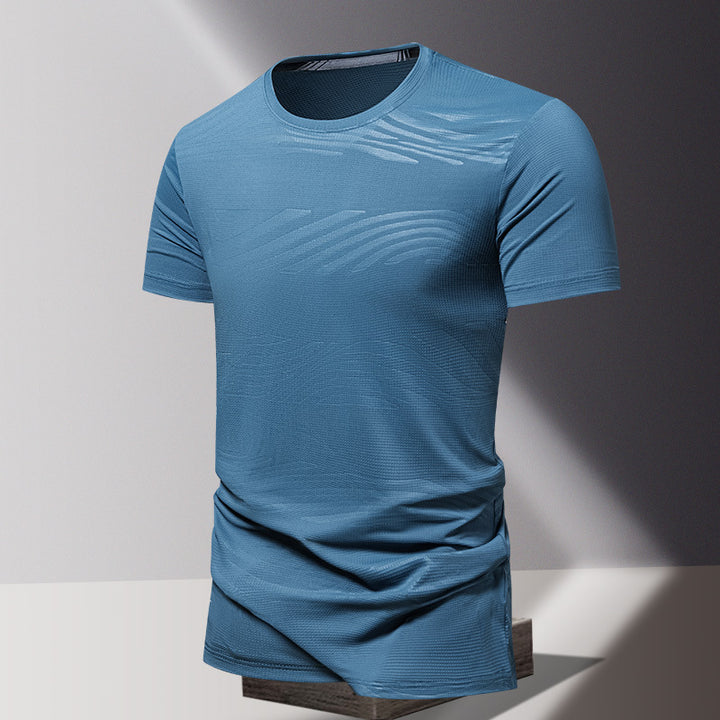 Summer Running Collection Men's Ice Silk Thin Short Sleeve