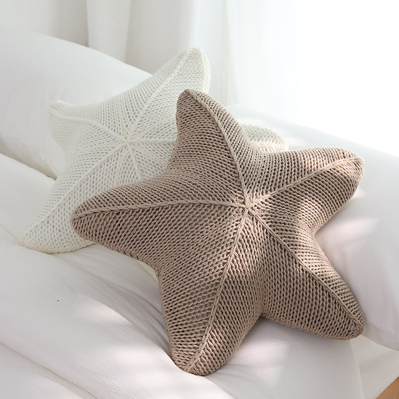 New Starfish Hand-knitted Special-shaped Pillow