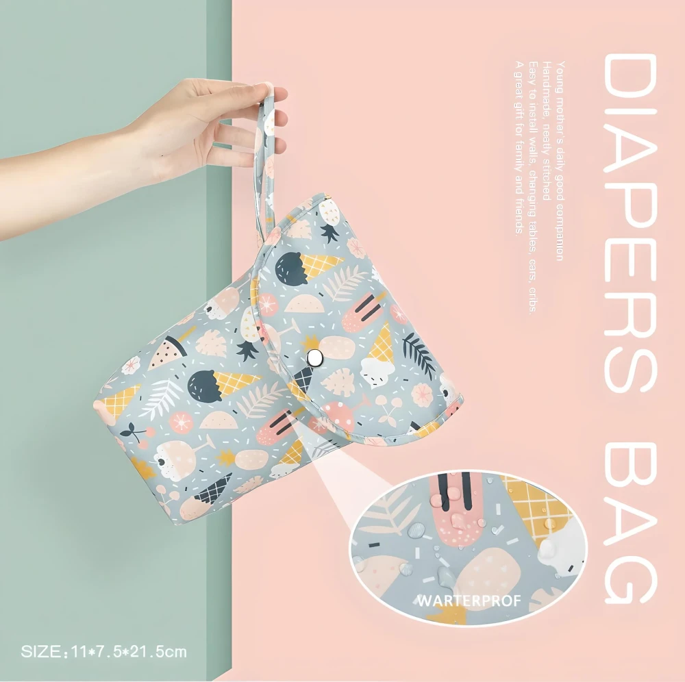 Waterproof Baby Diaper Bag Organizer with Wet/Dry Compartments