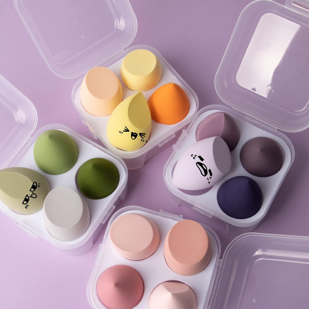 4-Piece Makeup Sponge Set