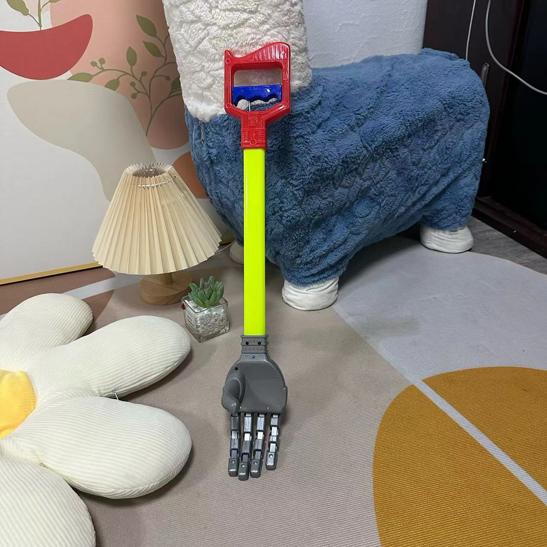 Robot de plástico con garra, agarrador de mano, palo para agarrar, juguete para niño, mover y agarrar cosas