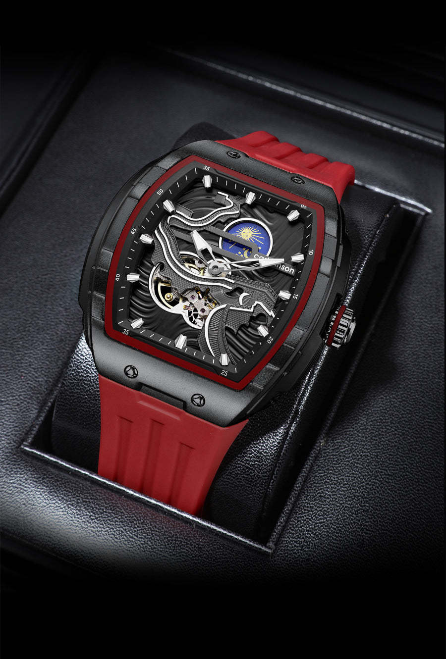 Men's Hollow Automatic Watch Luminous Waterproof Mechanical Watch