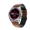 Color: Silver brown leather