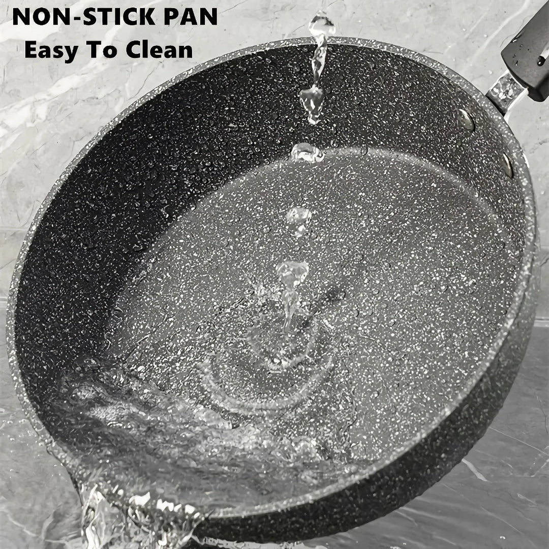 Non-Stick Stone Frying Pan Set - Eco-Friendly Wok Skillet