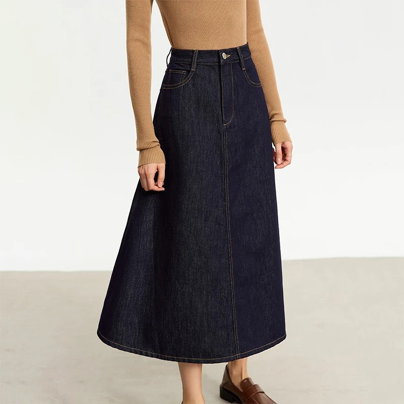 Women’s A-line Denim Skirt