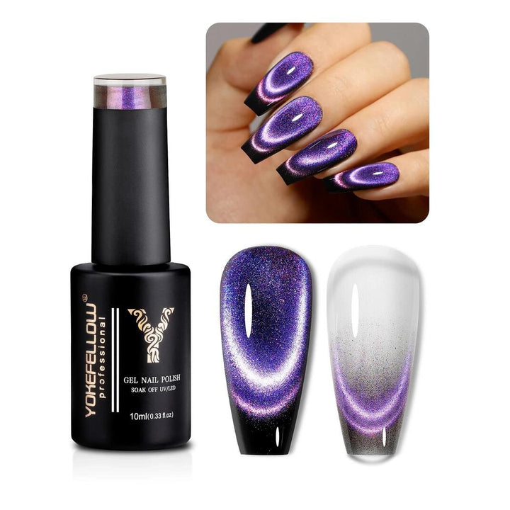 5pcs 10ml Dream Cat Magnetic Gel Nail Polish Set - Semi Permanent Soak Off UV LED Manicure