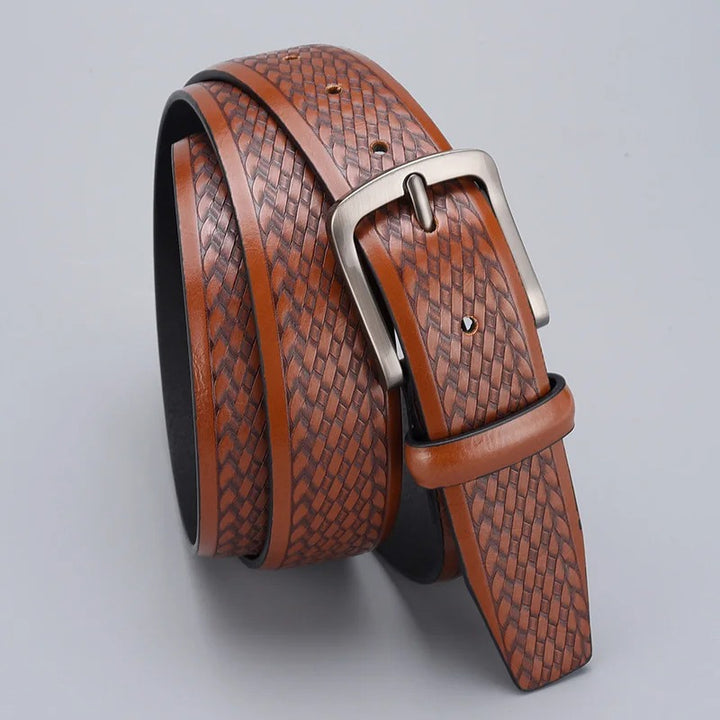 Luxury Vintage Braided Embossed Belt