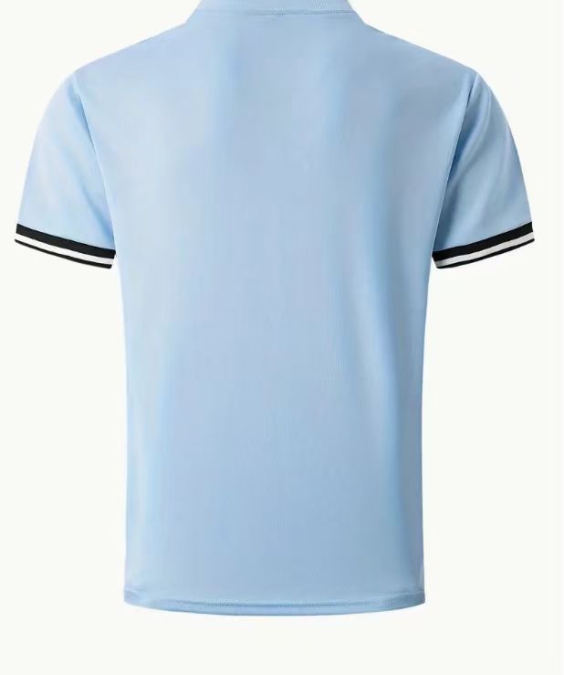 Solid Color Classic Button Stitching Short Sleeve