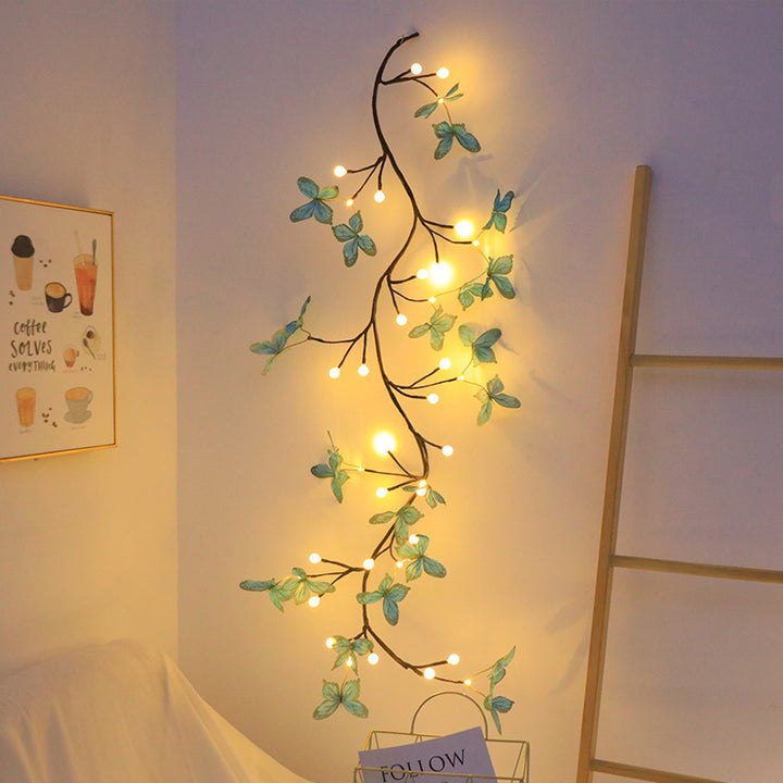 LED Butterfly Tree Rattan Lamp Flexible Shape