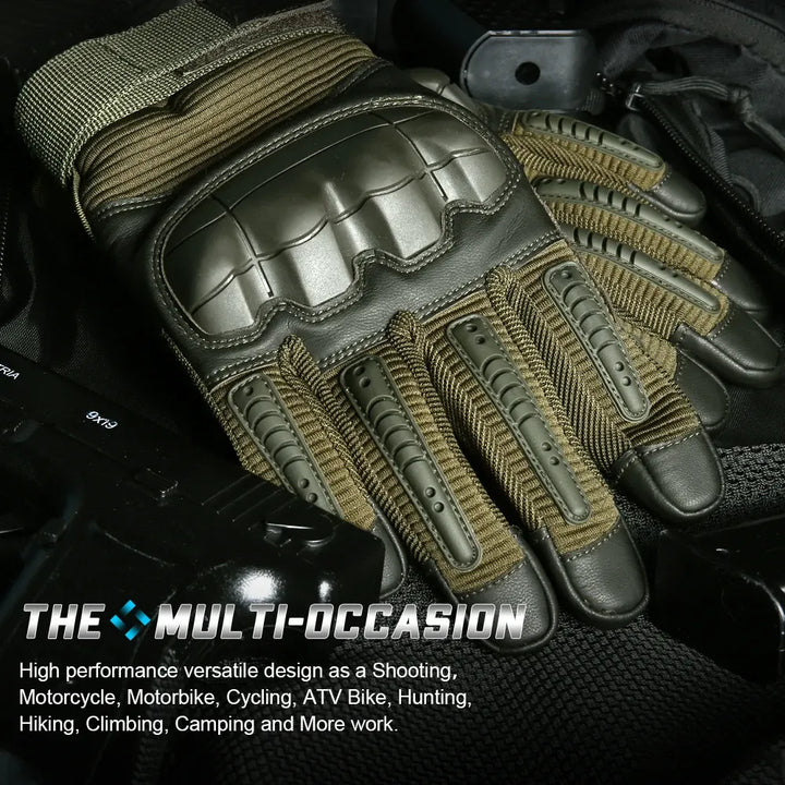 Touch Screen Tactical Full Finger Gloves