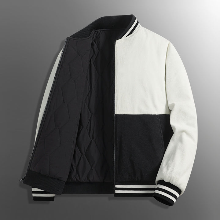 High-end Reversible Cotton Coat Baseball Collar Jacket