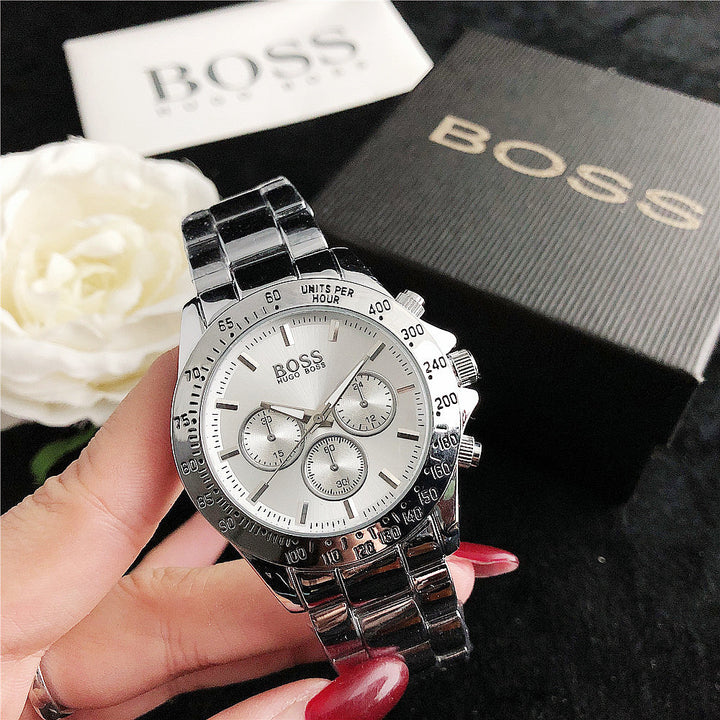 Steel Alloy All-match Fashion Quartz Watch