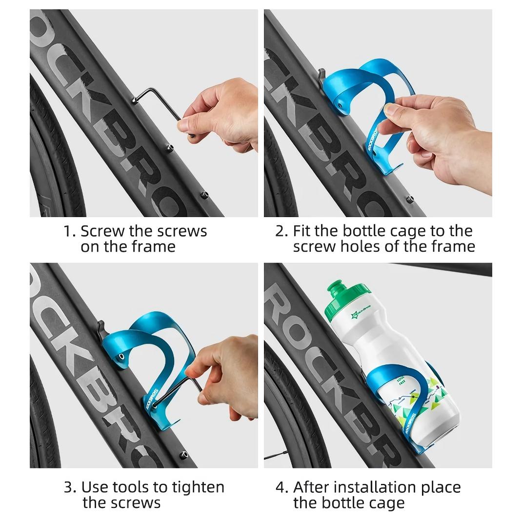Ultralight Aluminum Adjustable Bicycle Water Bottle Holder