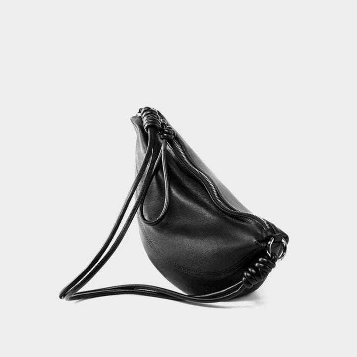 Soft Leather Minimalist Crossbody Bag