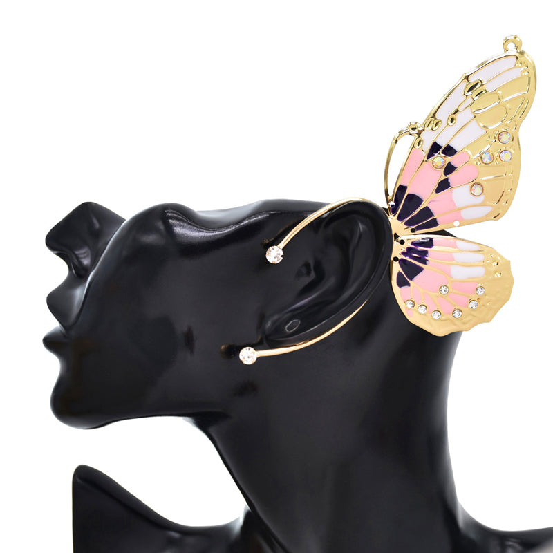 Alloy Butterfly Ear Cuff Earrings