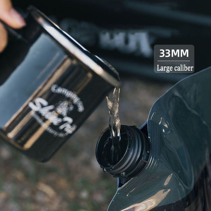 8L Folding Camping Water Bag with Faucet Tap