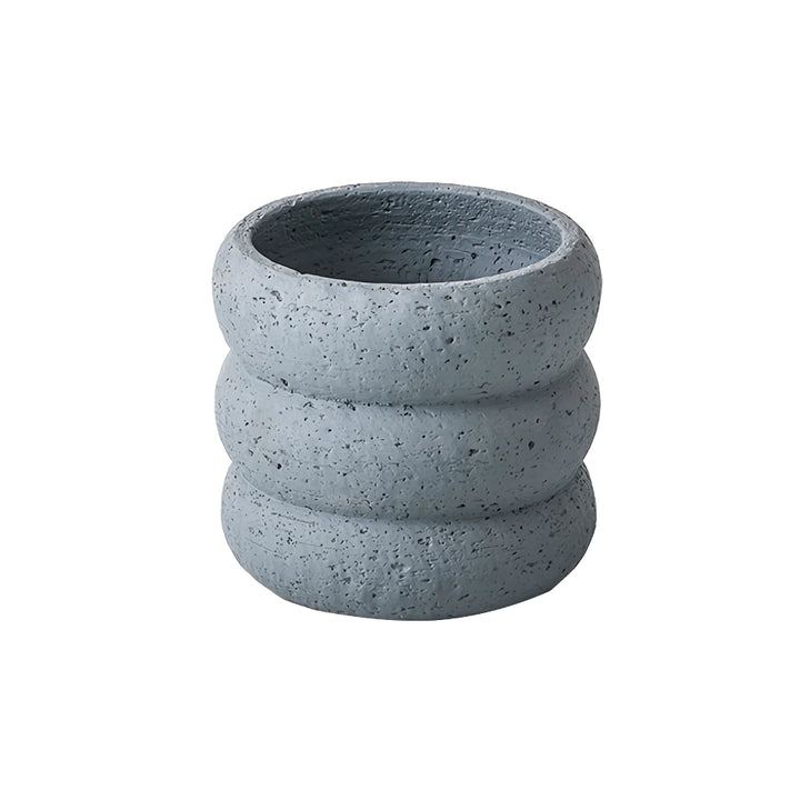 Modern Minimalist Cement Flower Pot - Nordic Style Bonsai Vase