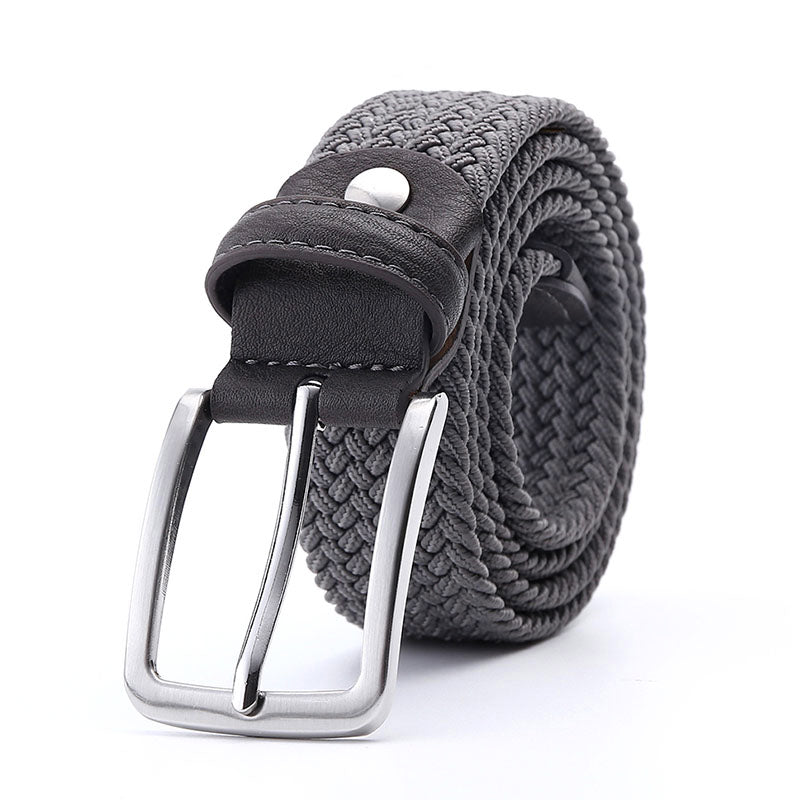 Men's Elastic Braided Stretch Belt