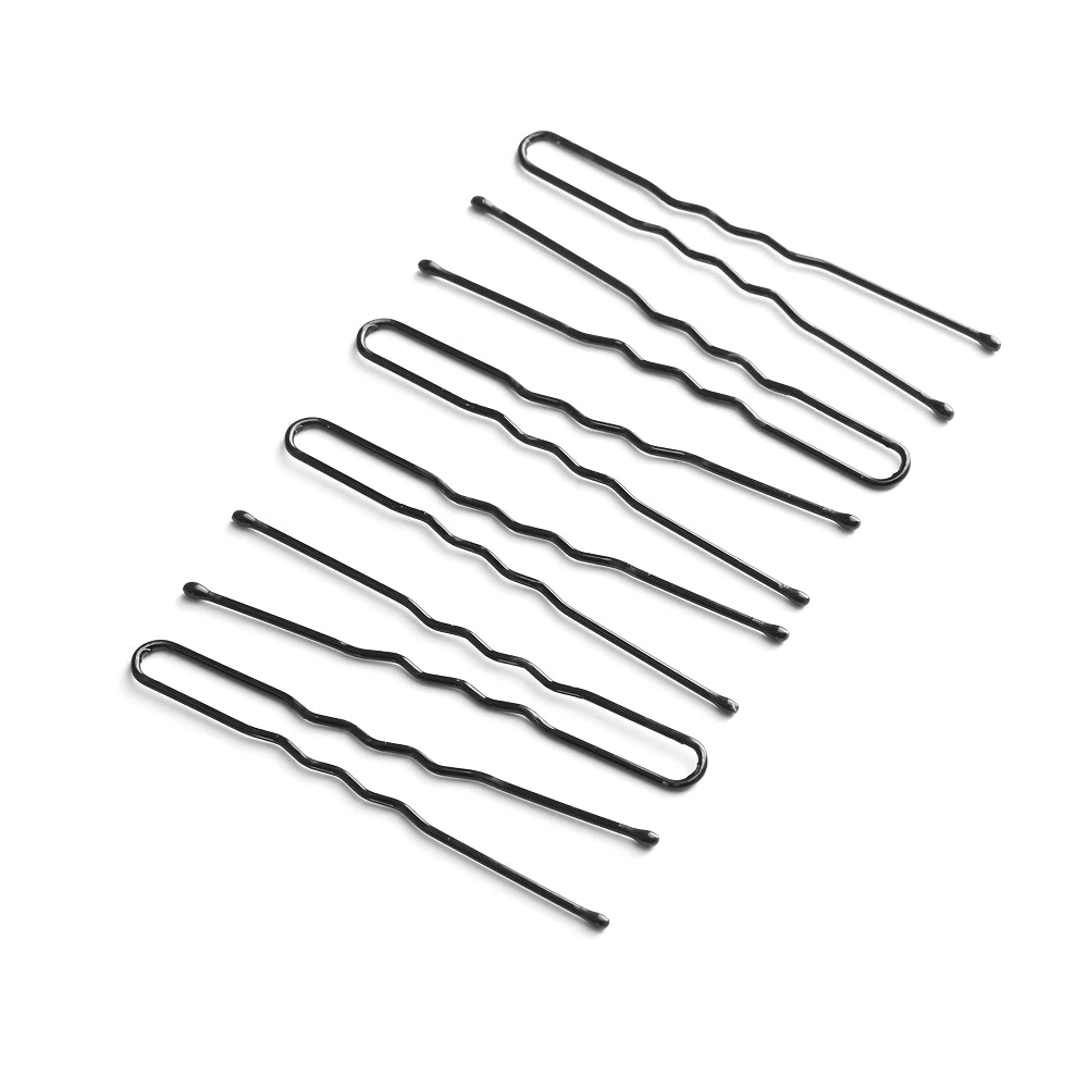 50-Pack Black Plated U-Shape Hairpins