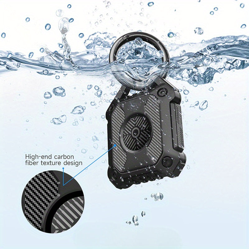 Keychain-Compatible Waterproof Airtag Case with Scratch-Resistant Cover