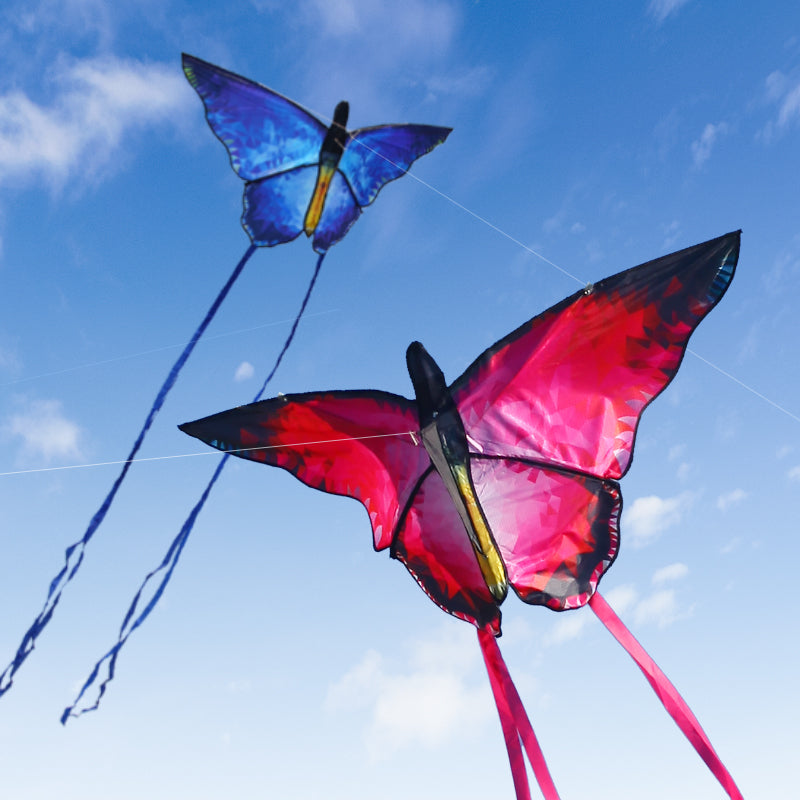 Beautiful Red Crystal Butterfly Kite with 100m String