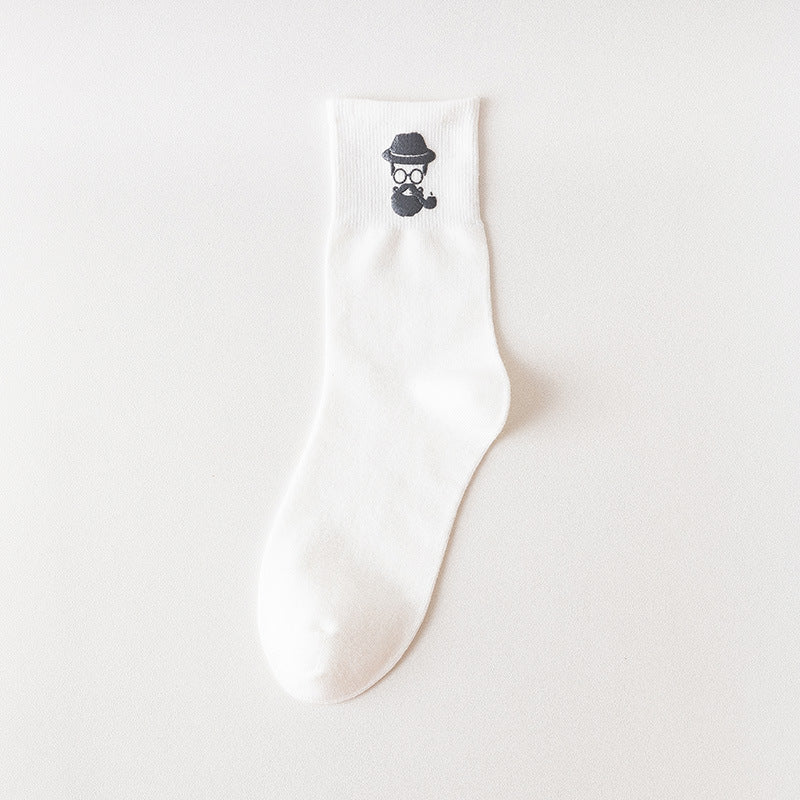 High Waist Cotton Funny Socks