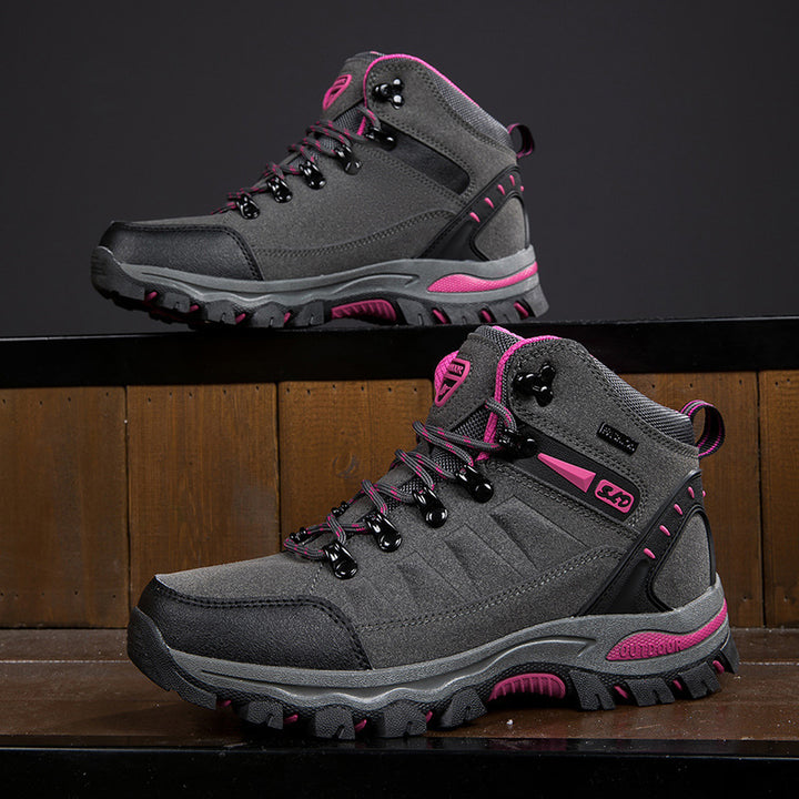 Plus Size Outdoor High-top Wear-resistant Mountaineering Women's Shoes