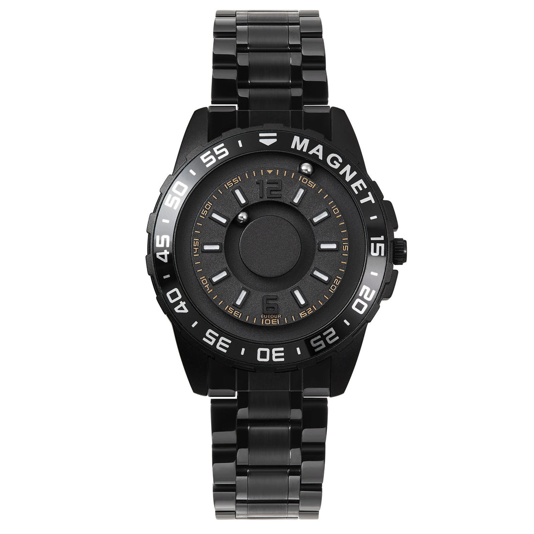 Innovative Magnetic Metal Watch Men&