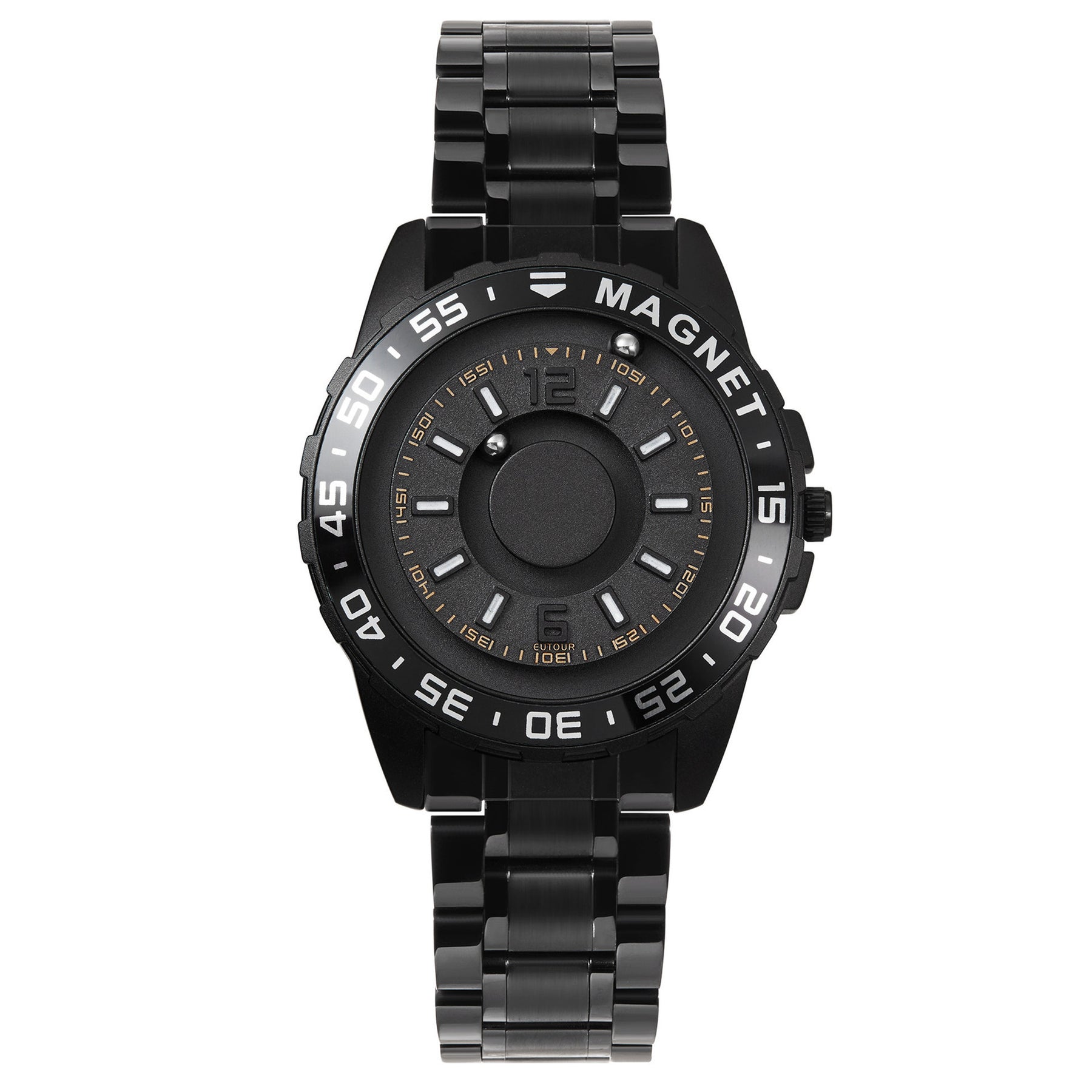 Innovative Magnetic Metal Watch Men&