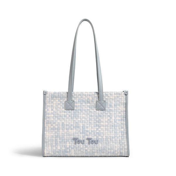 2024 Women’s Large Capacity Gradient Weaving Tote Bag