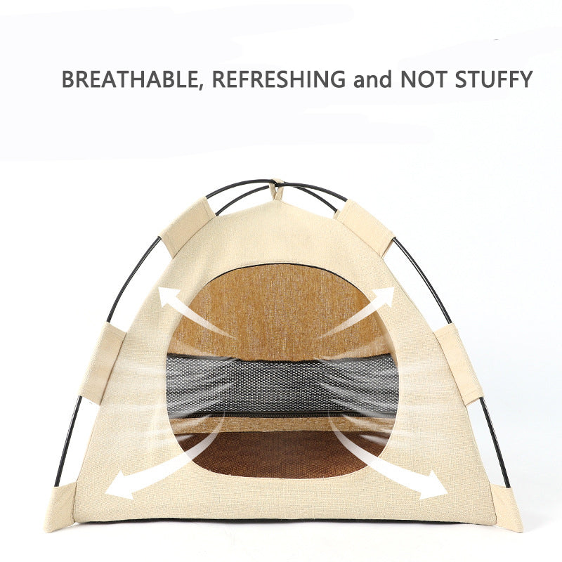 Waterproof Cat Tent Bed | Portable & Detachable Pet House for Cats and Small Dogs