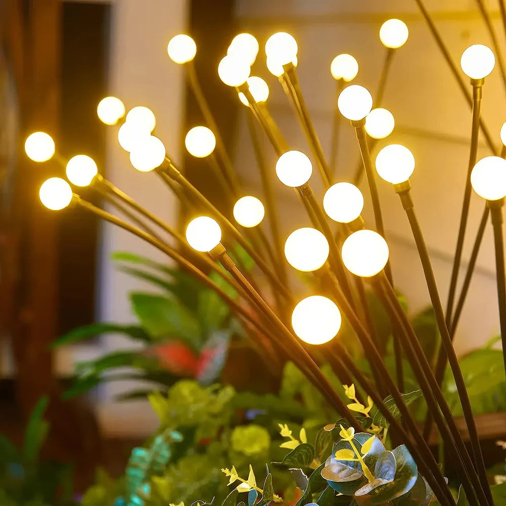 Solar Firefly Garden Lights: Vibrant Outdoor Decor