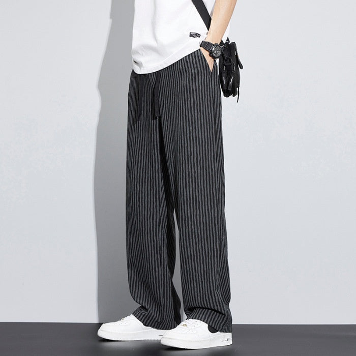 Loose Drooping Straight-leg Pants American Workwear Wide Leg Trousers